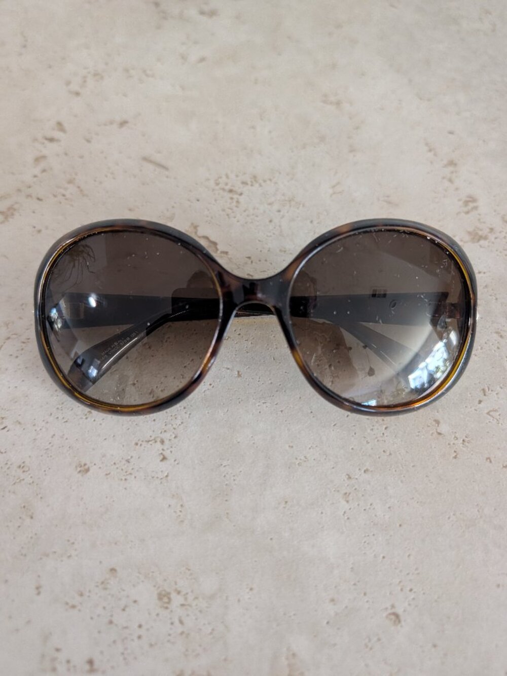 Giorgio Armani Vintage Oversized Tortoise Women's Sunglasses
